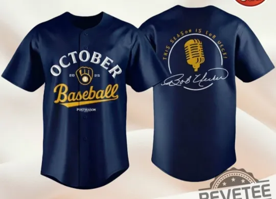 Discover Custom Name Brewers October This Season Is For Ueck Jersey - All Size