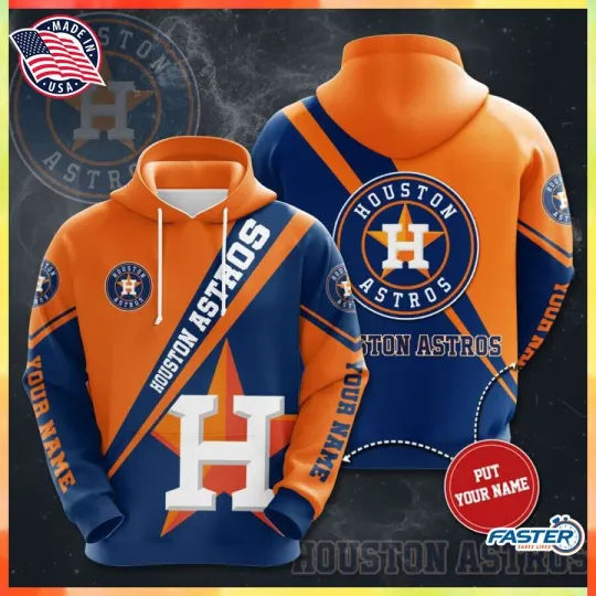 Discover Astros AOP Unisex Casual Hoodie 3D Hot Gift For Valentine