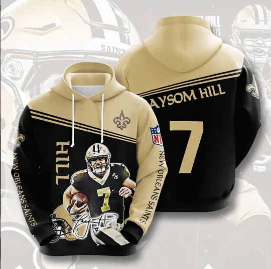 Taysom Hill New Orleans Saints Hoodie 3D All Over Print