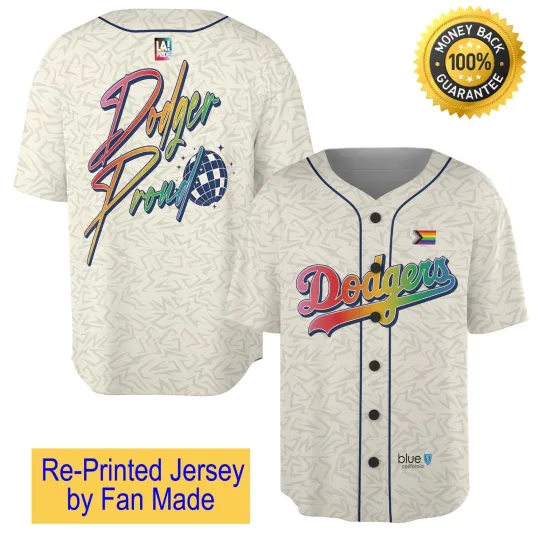 Discover Personalized - Dodgers Pride Night June 13 2025 LGBTQ Baseball Jr Giveaway