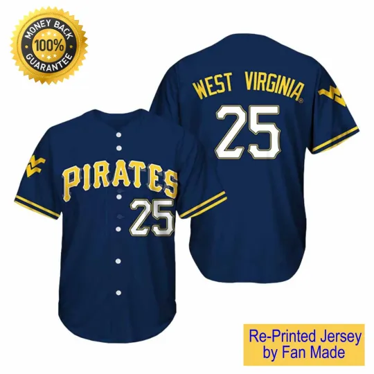 Discover Custom Name - Pirates West Virginia Baseball Js Giveaway 2025