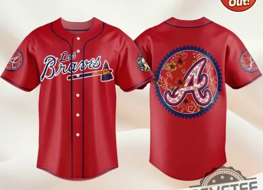Custom Name Braves Hispanic Heritage Month Jersey - All Size