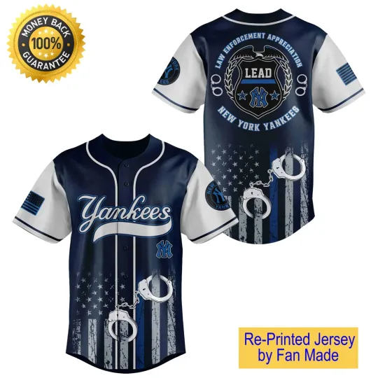Custom Name - Yankees Law Enforcement Appreciation Day Jersey 2025