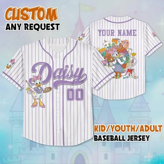 Discover Custom Daisy Duck Epcot International Festival Of The Arts Baseball Jersey Shirt