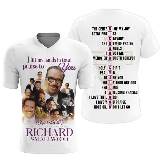 Remembering Richard Smallwood 1948-2025 3D Shirt