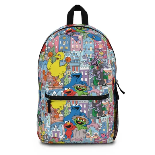 Sesame Street Backpack, Backpack for Kids, School Bag
