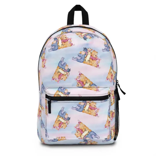 Winnie the Pooh Eeyore Tigger Piglet Backpack, Backpack for Kids, School Bag