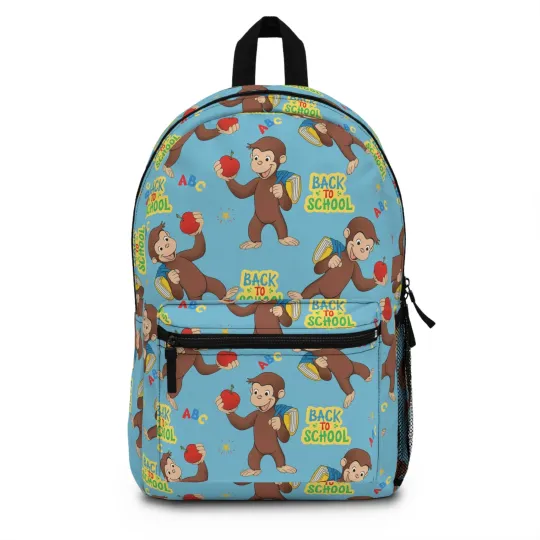 Curious George Backpack, Backpack for Kids, School Bag