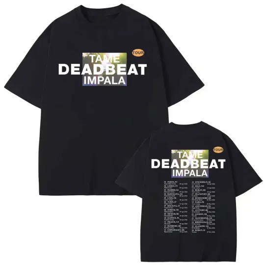 Discover Tame Impala Tour 2026 Double Sided Unisex T-shirt