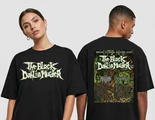 Discover The Black Dahlia Murder Spring Fling US Tour 2026 Hoodie Or T-shirt