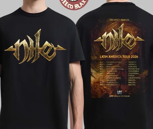 Discover Nile Latin America Tour 2026 T-Shirt All Size S to 5XL DI1367