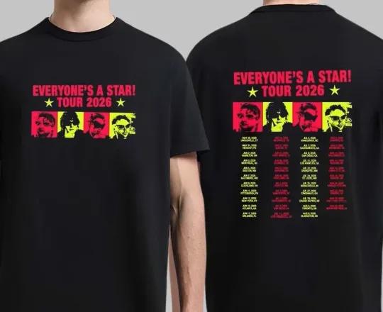 Discover 5 Seconds of Summer Everyone’s a Star Tour 2026 T-Shirt S to 5XL DI1364