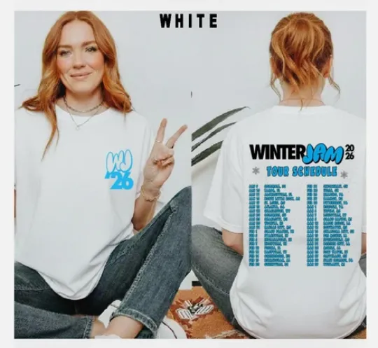 Discover Winter Jam 2026 Tour Christian Music Tour Schedule WJ 26 Concert T-Shirt