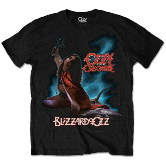 Discover Ozzy Osbourne Blizzard of Oz Rock Heavy Metal T-Shirt Unisex Mens