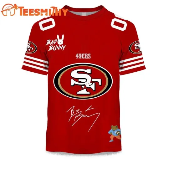 Personalized 49ers football Bad B 2026 Super Bowl LX Limited Edition 3D Shirt