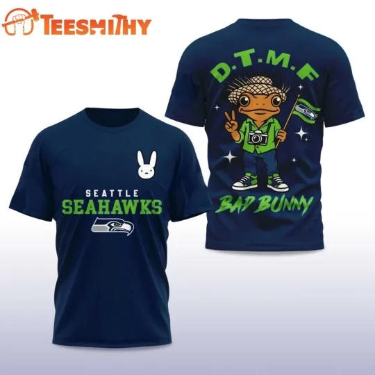 Discover Seahawks Football Bad B 2026 Super Bowl LX Limited Edition 3D Shirt