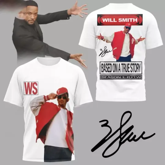 Discover Will Smith Based On A True Story Signature 3D T-Shirt