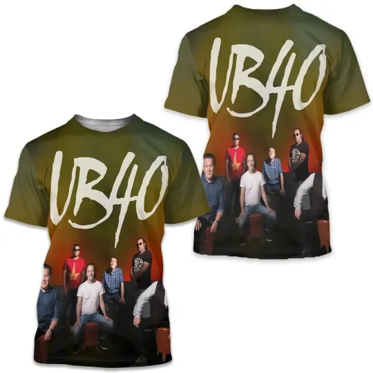 Discover UB40 Band Graphic Fan 3D T-shirt