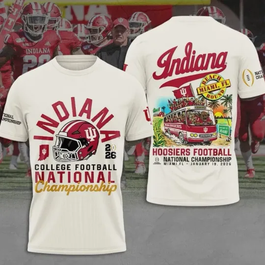 Discover Indiana Football 2026 National Championship 3D Shirt S-5XL Style10