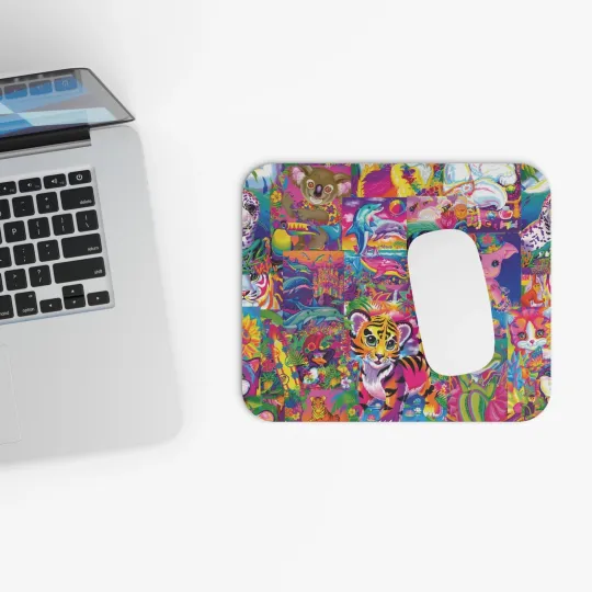 Discover Lisa Frank Inspired Mouse Pad (Rectangle)