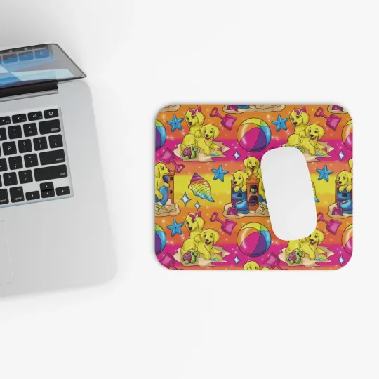 Discover Lisa Frank Inspired Mouse Pad (Rectangle)