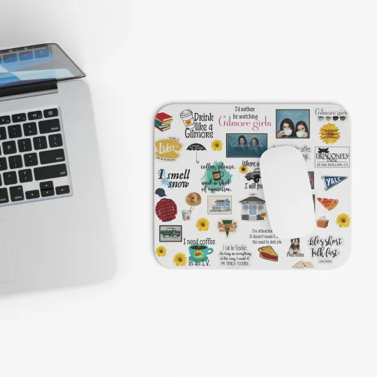 Gilmore Girls Mouse Pad for Office and Workspace Decor