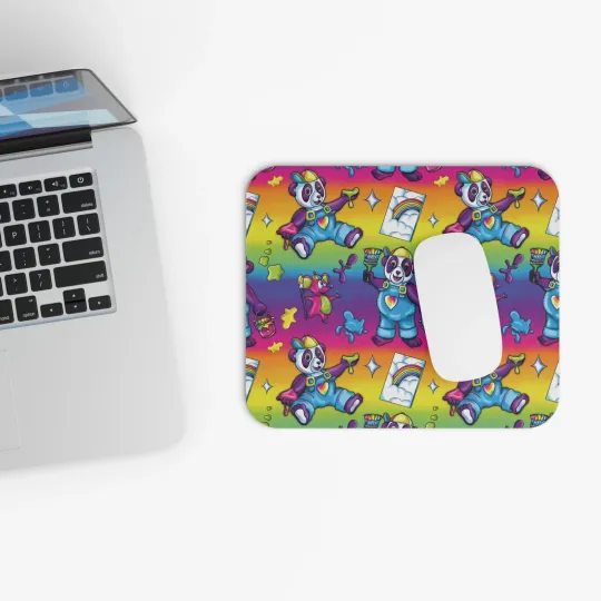 Discover Lisa Frank Inspired Mouse Pad (Rectangle)