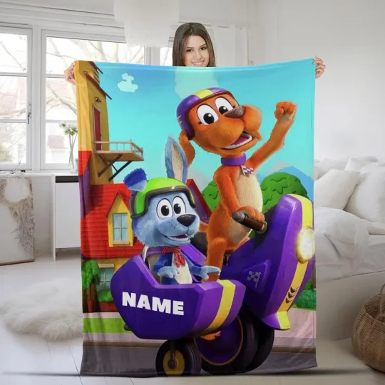 Discover Personalized Go Dog Go Blanket, Go Dog Go Blanket, Baby Custom Fleece Blanket