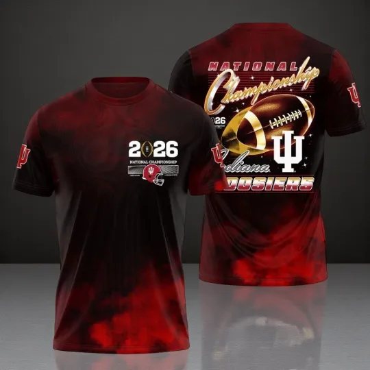 Discover Indiana Hoosier Football 2026 National Championship 3D Shirt