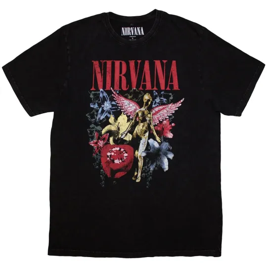 Nirvana In Utero Vintage Collage T-Shirt Men