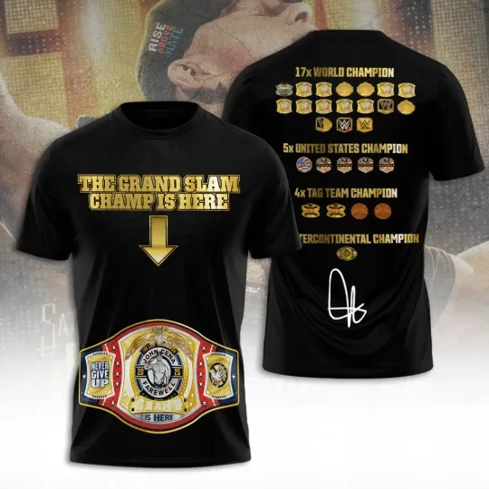 Discover Jo Cen The Grand Slam Champ Is Here AOP 3D T-Shirt M766