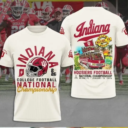 Discover Indiana Hoosierr Football 2026 National Champs 3D Reprints Gift Fan Made