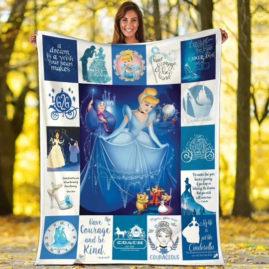 Discover Cinde Blanket | Cinde Princess Fleece Blanket | Princess Blanket