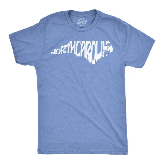 Discover Mens Funny T Shirts North Carolina Typography Sarcastic Graphic Novelty Tee For