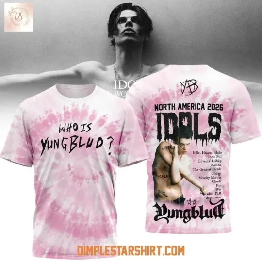 Yungblud North America 2026 Idols 3D Printed T-Shirt