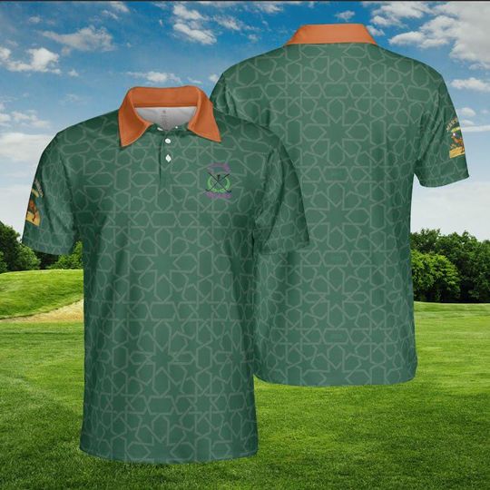 Discover Pickleball Polo Shirt, Moroccan Geometric All-Over Print, Custom Team Logo, Unique Pickleballer Gift