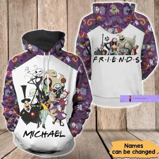 Discover Nightmare Before Christmas 3D Hoodie, Gift for Friends