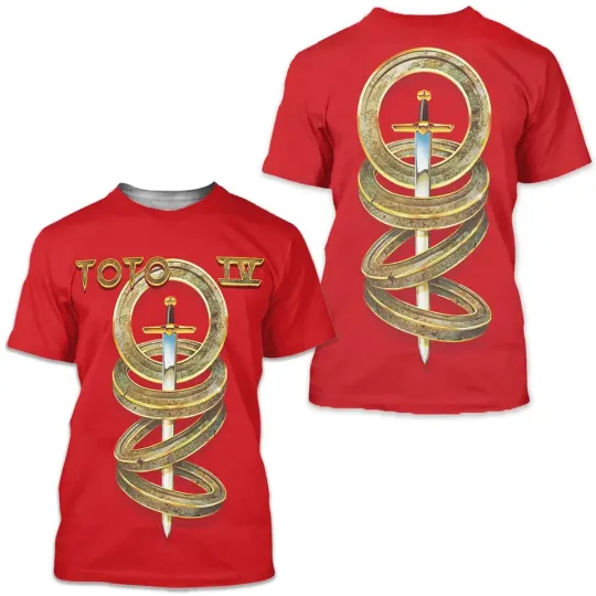 Discover Toto IV Cover Art AOP 3D T-Shirt