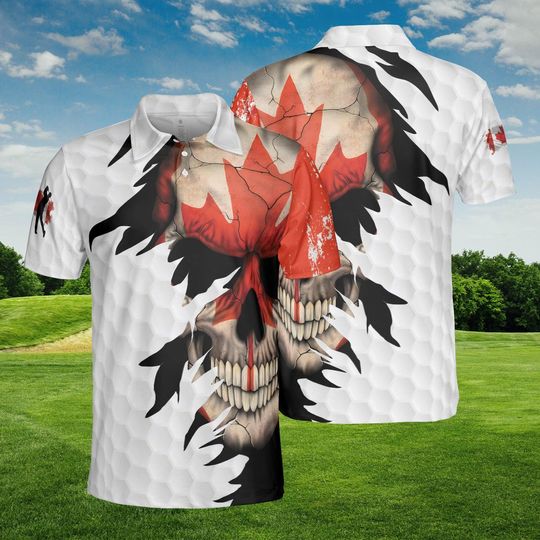 Discover One Nation Under God Canada Flag Jesus Christian Patriotic Polo Shirt