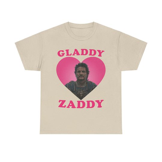 Gladdy Zaddy Pedro Pascal as Marcus Acacius Gladiator T-Shirt