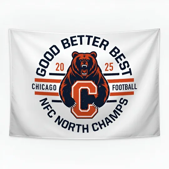 Chicago Bears Football House Flag ft Wall Banner for Fans