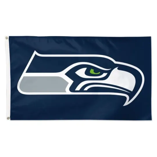 Seattle Seahawks Football Flag 3x5 ft Dark Blue House Banner for Fans