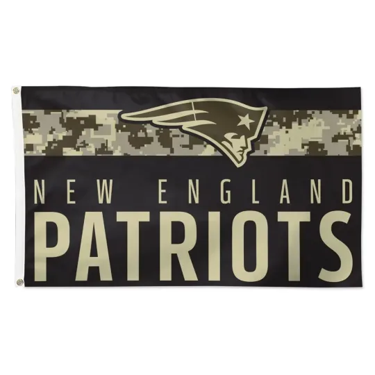 New England Patriots Football Camouflage House Flag