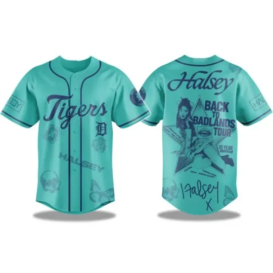 Halsey Back to Badlands Tour 2026 Baseball Jersey For Fan Gifts
