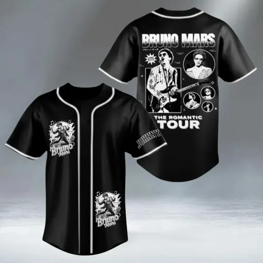 Discover Custom The Romantic Concert Baseball Jersey, 2026 World Tour Dates