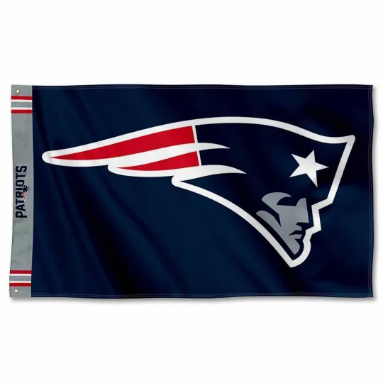 New England Patriots Football House Flag