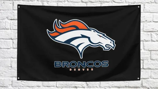 Denver Broncos Football Flag