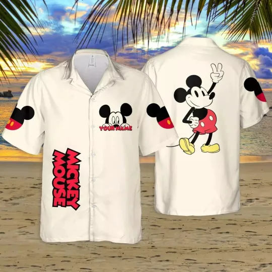 Discover Personalized Mickey Mouse 3D HAWAII SHIRT Mother Day Gift All Over Print Us Size