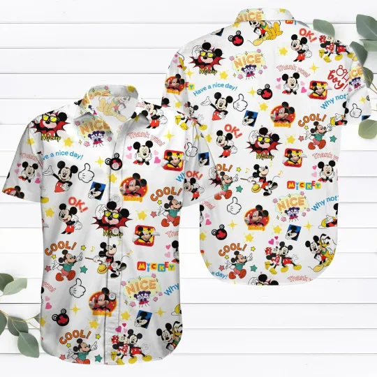 Discover Mickey And Friends 3D HAWAII SHIRT US Size All Over Print Halloween Day Gift