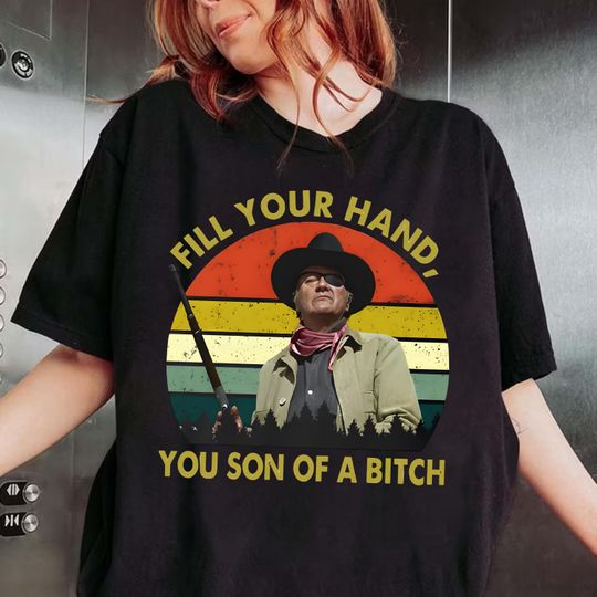 Discover John Wayne Legend Fill Your Hand Graphic T-Shirt, Western Shirt, Vintage Western Old Movie Quote Tee